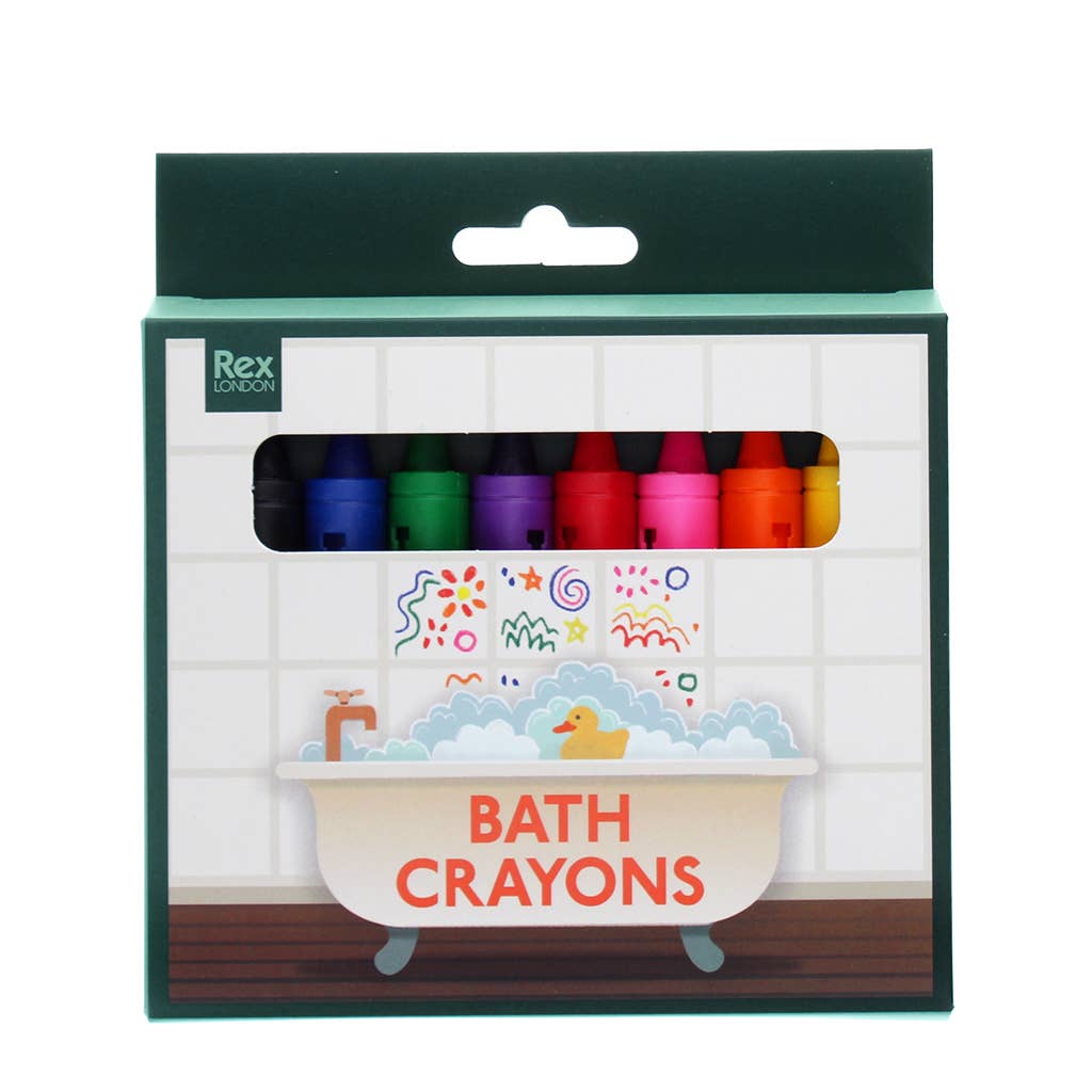 Lápis de pintar no banho (conjunto de 8)