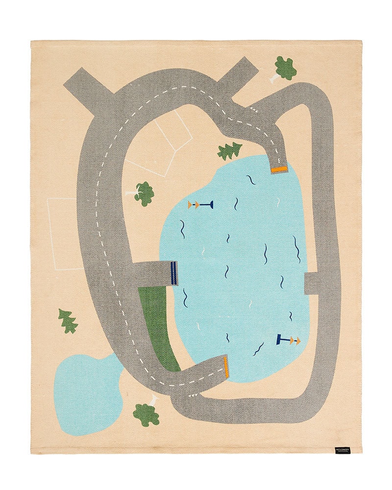 Tapete lago 130x160cm