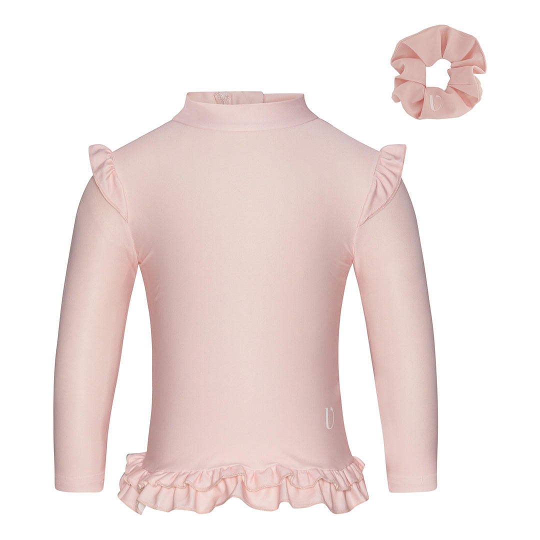 Camisola banho com folhos