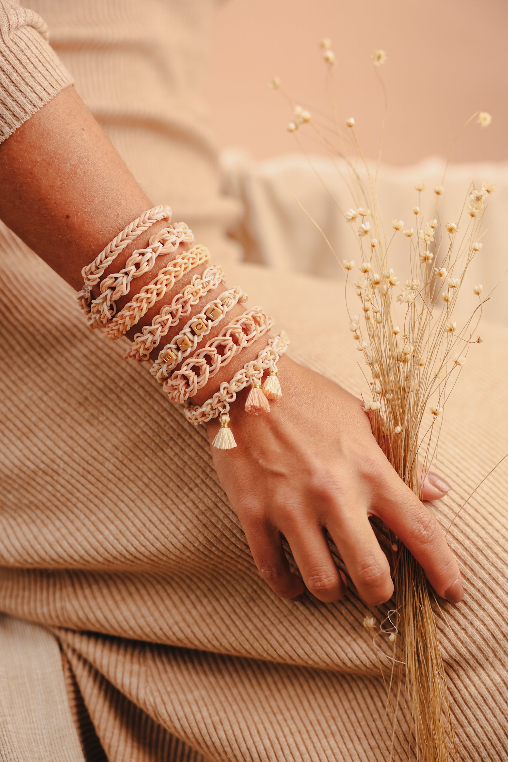Bangles criativas - Kit Montessori Pulseiras DIY