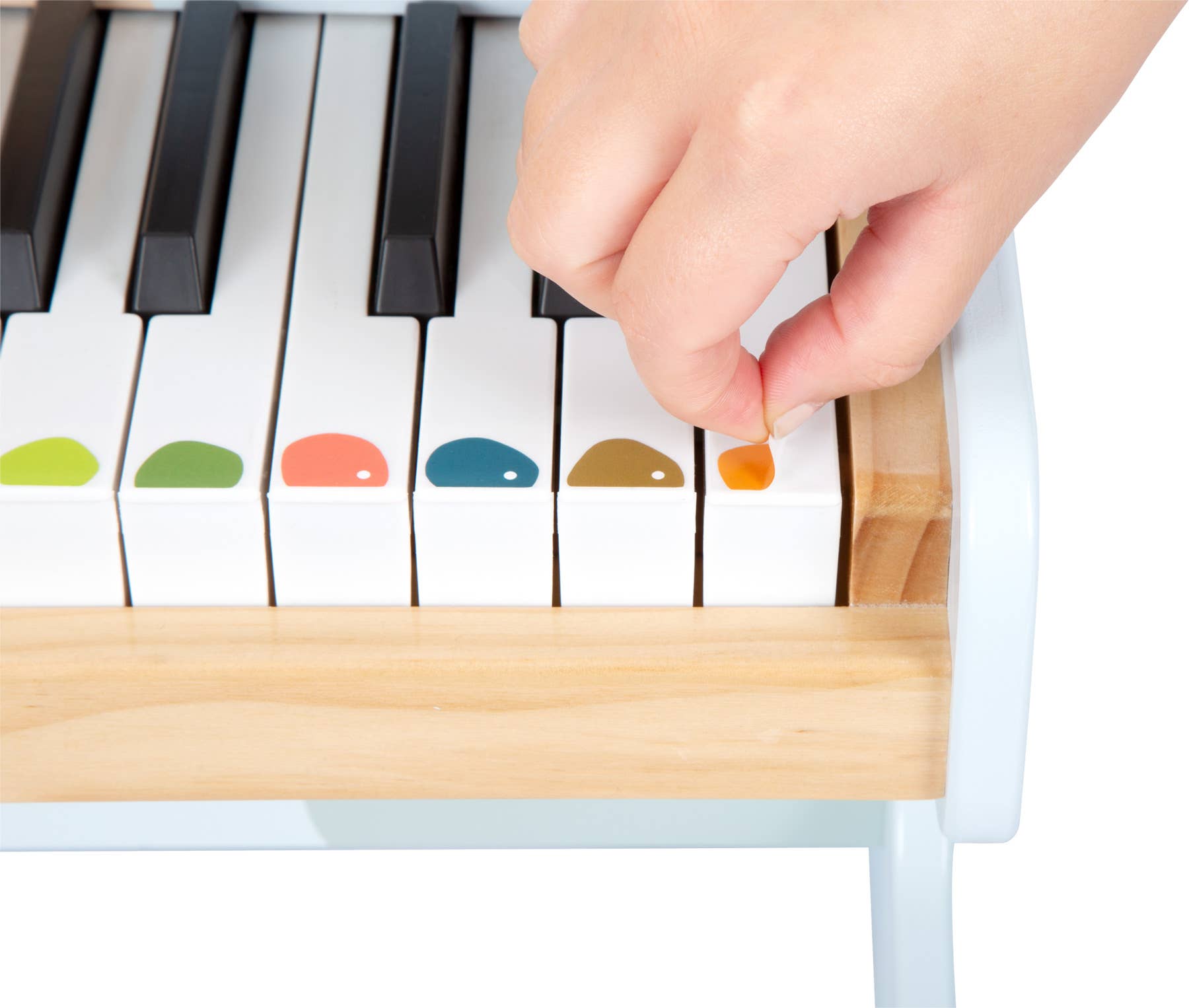 Piano infantil de madeira eletrónico